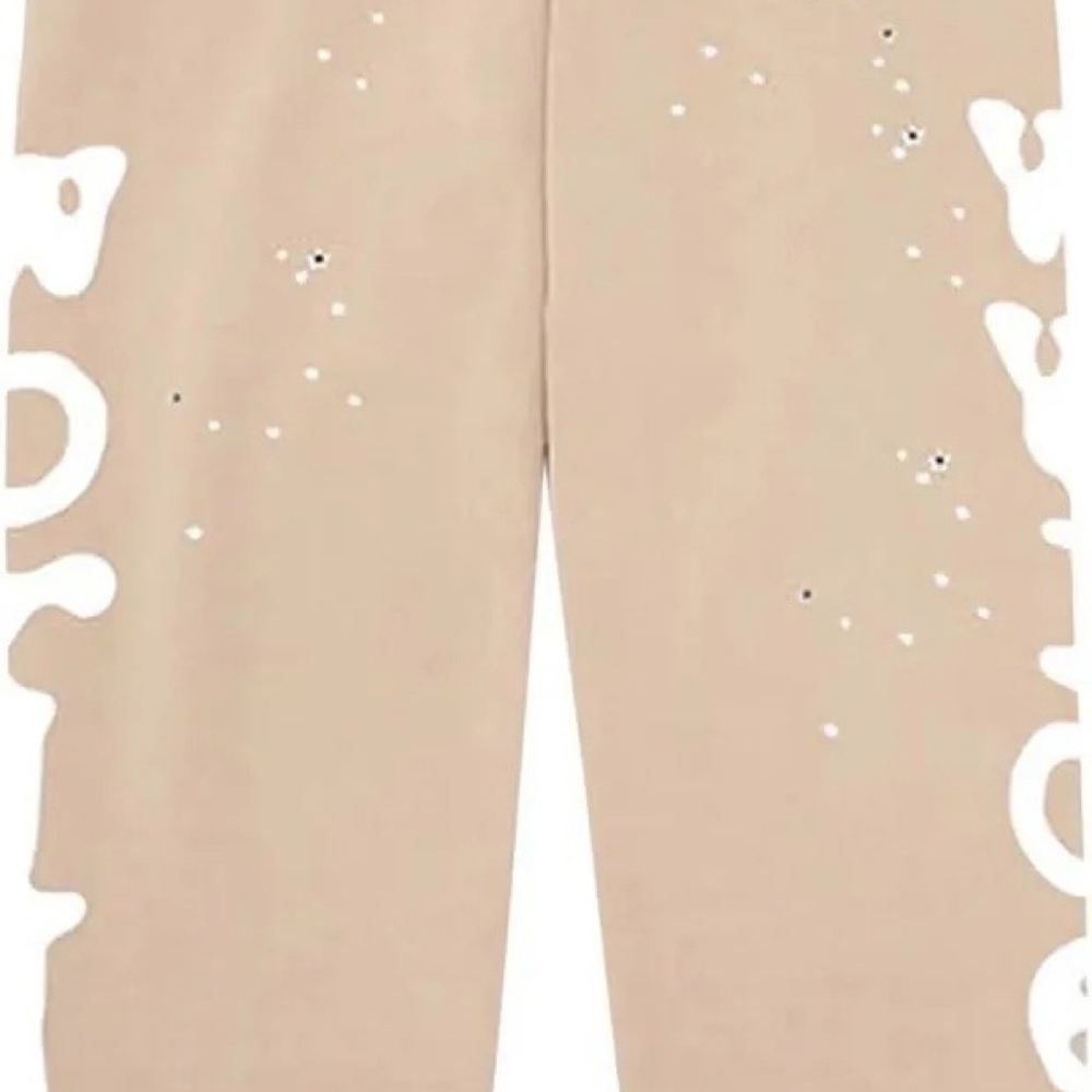 Authentic Brand New Sp5der Beluga  Sand Sweatpants XL